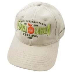 Disney Baseball Cap Hat - 2017 Epcot Flower And Garden Festival Logo
