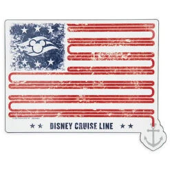 Disney Auto Magnet - Disney Cruise Line Americana