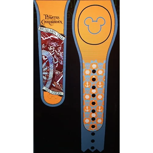Disney Magicband 2 Bracelet - Customized - Pirates - Skeleton Wheel 5 Disney Magicband 2 Bracelet - Customized - Pirates - Skeleton Wheel - Image 5