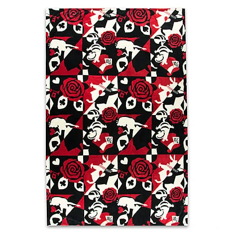 Disney Vera Bradley Blanket - Painted Rose Alice In Wonderland 1 Disney Vera Bradley Blanket - Painted Rose Alice In Wonderland
