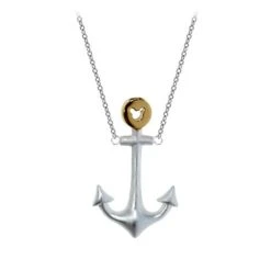 Disney Rebecca Hook Necklace - Mickey Anchor