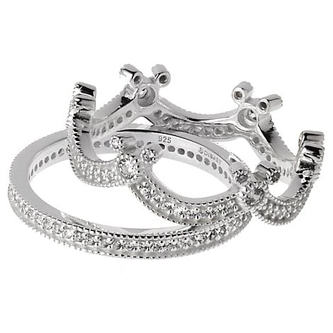 Disney Rebecca Hook Ring - Mickey Mouse Crown - Silver 2 Disney Rebecca Hook Ring - Mickey Mouse Crown - Silver - Image 2