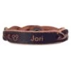 Disney Personalizable Leather Bracelet - Mickey Icon Braided - Dark