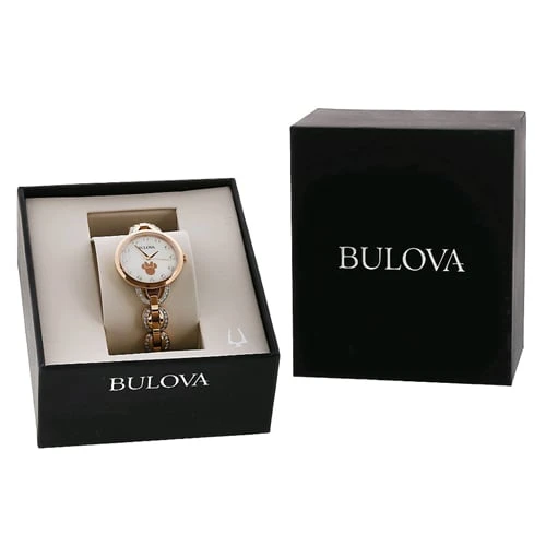 Disney Ladies Watch - Bulova Minnie Icon Rhinestone Watch - Rose Gold 3 Disney Ladies Watch - Bulova Minnie Icon Rhinestone Watch - Rose Gold - Image 3