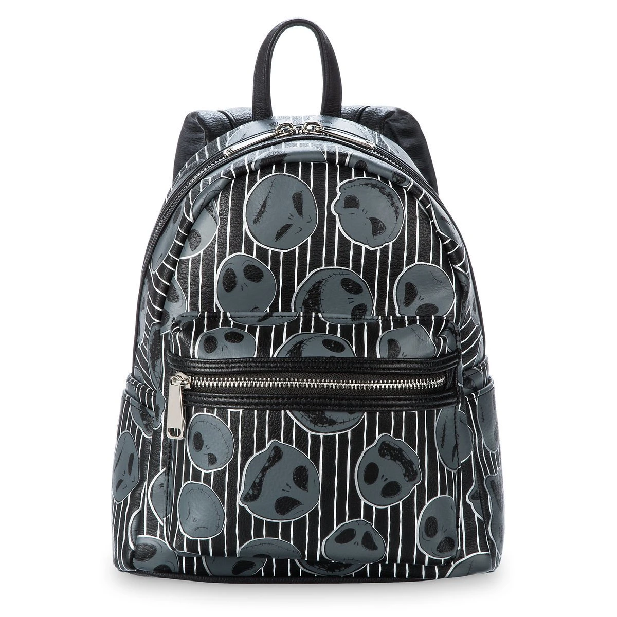 Disney Parks Loungefly Mini Backpack - Jack Skellington Faces 1 Disney Parks Loungefly Mini Backpack - Jack Skellington Faces