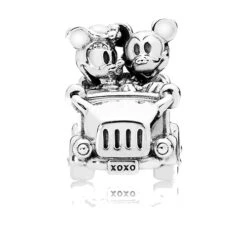 Disney Pandora Charm - Mickey And Minnie Vintage Car -Disney 64907 s3