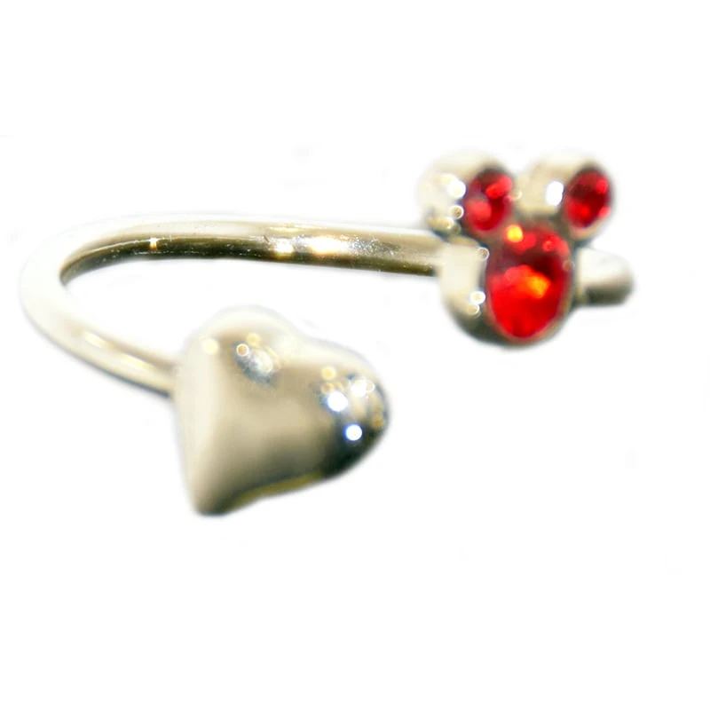 Disney Ring - Mickey Icon & Heart - Adjustable Ring - Red 1 Disney Ring - Mickey Icon & Heart - Adjustable Ring - Red
