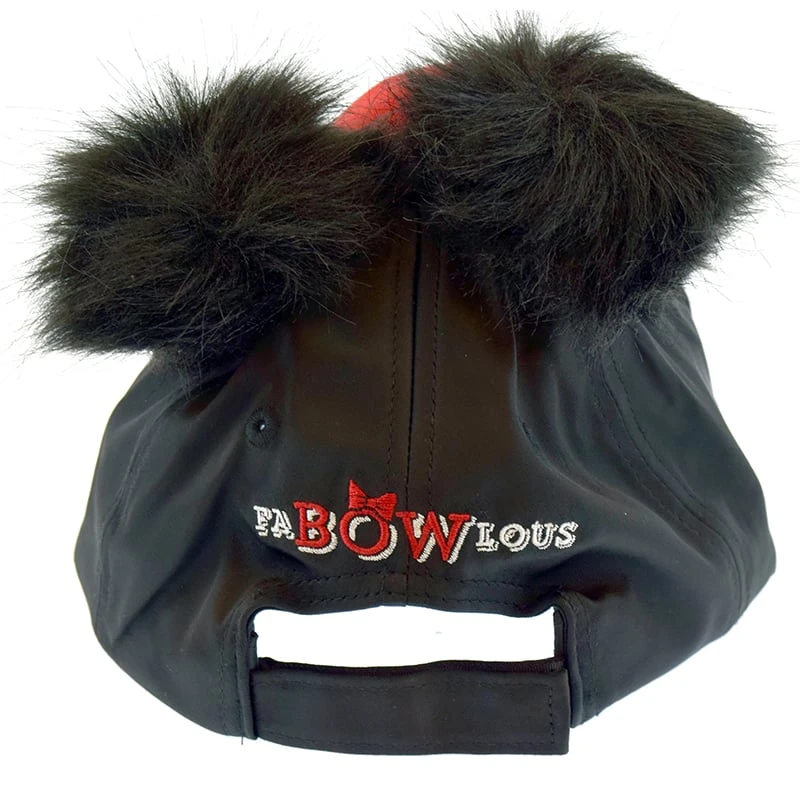 Disney Youth Baseball Cap - Minnie Mouse Bow - Black 2 Disney Youth Baseball Cap - Minnie Mouse Bow - Black - Image 2