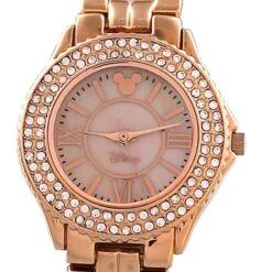 Disney Ladies Watch - Rhinestone Mickey - Rose Gold By Sutton -Disney 66836 a3