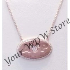 Disney Rebecca Hook Necklace - Mickey Icon Passholder - Rose Gold