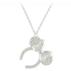 Disney Rebecca Hook Necklace - Minnie Headband - Silver