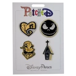 Disney Iron On Patch - Patched - Nightmare Before Christmas - 4 Pk.