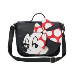 Disney Parks Loungefly Crossbody Bag - Minnie Mouse 3D Bow