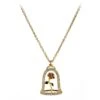 Disney Arribas Necklace - Beauty And The Beast Enchanted Rose