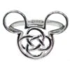 Disney Ring - Mickey Mouse Icon 4 Fold Celtic Knot By Kit Heath