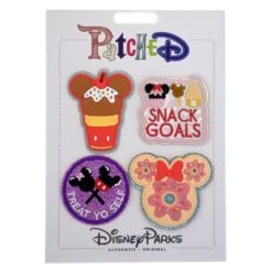Disney Iron On Patch - Patched - Snack Icons - 4 Pk.