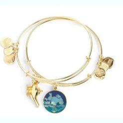 Disney Alex And Ani Bracelet Set - Genie & Genie Lamp