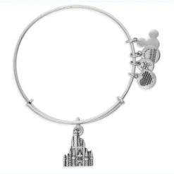 Disney Alex And Ani Bracelet - Cinderella Castle - Silver