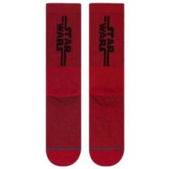 Disney Socks By Stance - Star Wars Sith Lord Darth Vader - Red - Size Large -Disney 75685b