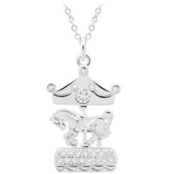 Disney Crislu Necklace - King Arthur Carrousel