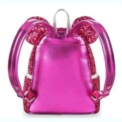 Disney Parks Loungefly Mini Backpack - Minnie Mouse - Imagination Pink Sequin -Disney 76095 2s