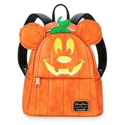 Disney Parks Loungefly Mini Backpack - Pumpkin Mickey Mouse