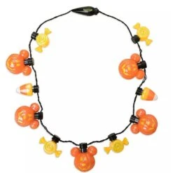 Disney Glow Necklace - Mickey Pumpkins & Halloween Candy