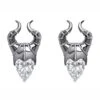 Disney Crislu Earrings - Maleficent
