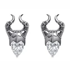 Disney Crislu Earrings - Maleficent