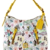 Disney Dooney & Bourke Hobo Bag - Sketch 10th Anniversary - Yellow Trim