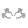 Disney Rebecca Hook Earrings - Minnie Mouse Headband - Silver
