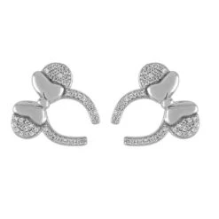 Disney Rebecca Hook Earrings - Minnie Mouse Headband - Silver
