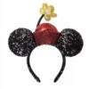 Disney Minnie Ear Headband - Minnie Mouse With Flower Pot Hat - Sequined