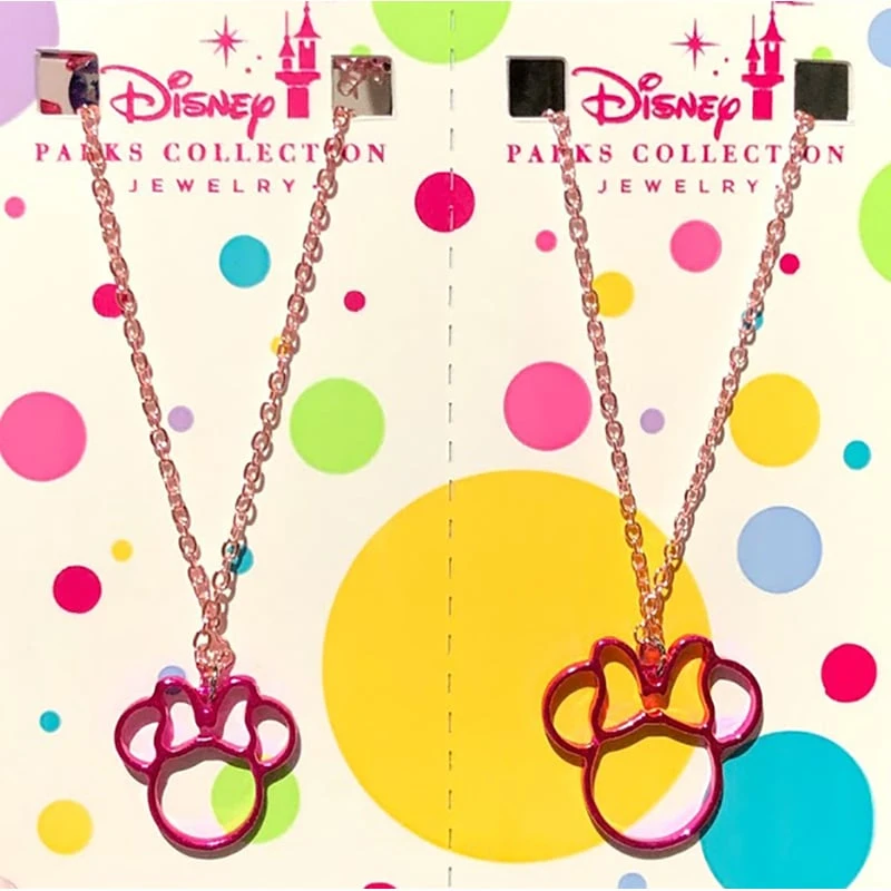 Disney Necklace Set - Minnie Mouse Icon - Mother / Daughter 1 Disney Necklace Set - Minnie Mouse Icon - Mother / Daughter