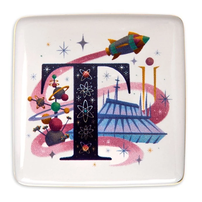 Disney Trinket Box - T Is For Tomorrowland - ABC Disney Letters 1 Disney Trinket Box - T Is For Tomorrowland - ABC Disney Letters