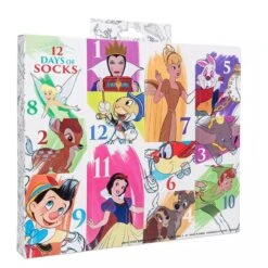 Disney Adult 12 Days Of Socks Set - Ink & Paint -Disney 80533 3