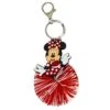 Disney Keychain - Minnie Mouse - Koosh Pom Pom Bag Clip