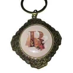 Disney Keychain Keyring - ABC Disney Letters - B Is For Big Thunder Mountain Railroad