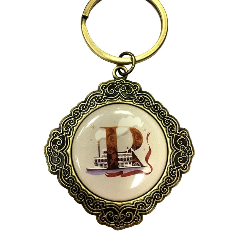 Disney Keychain Keyring - ABC Disney Letters - R Is For Riverboats 1 Disney Keychain Keyring - ABC Disney Letters - R Is For Riverboats