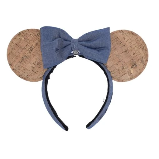 Disney Ear Headband - Disney Pin Trading - Corkboard Minnie Ears (Removable Bow)