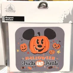 Disney Car Magnet - Pumpkin Mickey - Halloween Tricks And Treats
