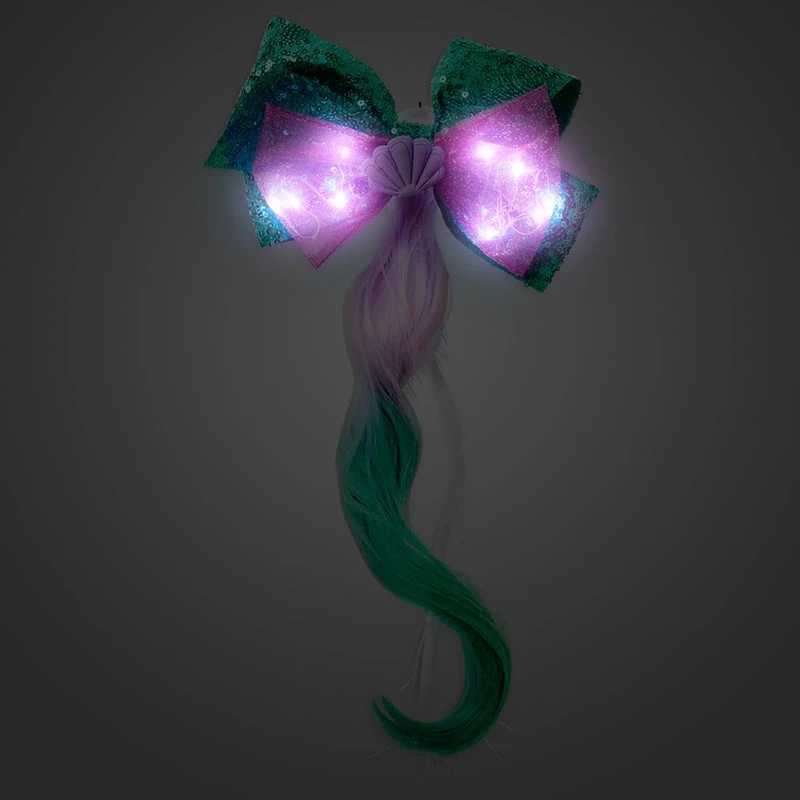 Disney Light-Up Bow And Hair Extension - The Little Mermaid 2 Disney Light-Up Bow And Hair Extension - The Little Mermaid - Image 2