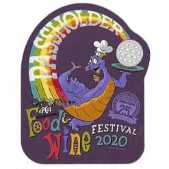 Disney Car Magnet - 2020 Food And Wine Festival - Figment - Passholder Exclusive