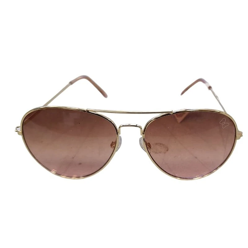 Disney Sunglasses - Minnie Mouse Bow Aviator - Gold With Pink Lens 1 Disney Sunglasses - Minnie Mouse Bow Aviator - Gold With Pink Lens