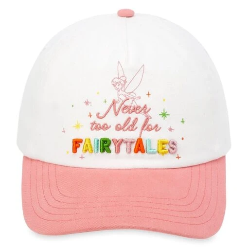 Disney Adult Baseball Hat - Peter Pan - Tinker Bell - Never Too Old For Fairytales