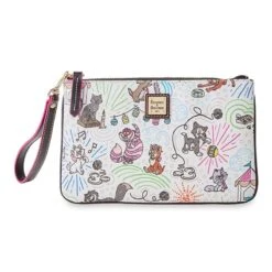 Disney Dooney & Bourke Bag - Disney Cats Sketch - Wristlet Wallet