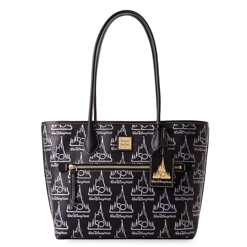 Disney Dooney And Bourke Bag - Walt Disney World 50th Anniversary - Leather Tote 1 Disney Dooney And Bourke Bag - Walt Disney World 50th Anniversary - Leather Tote