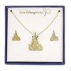 Disney Necklace And Earring Set - Walt Disney World 50th Anniversary - Filigree Castle