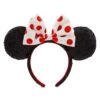 Disney Sequined Ear Headband - Minnie Mouse Polka Dot Bow