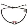 Disney Bracelet By Pura Vida - Minnie Mouse Icon Charm - Black